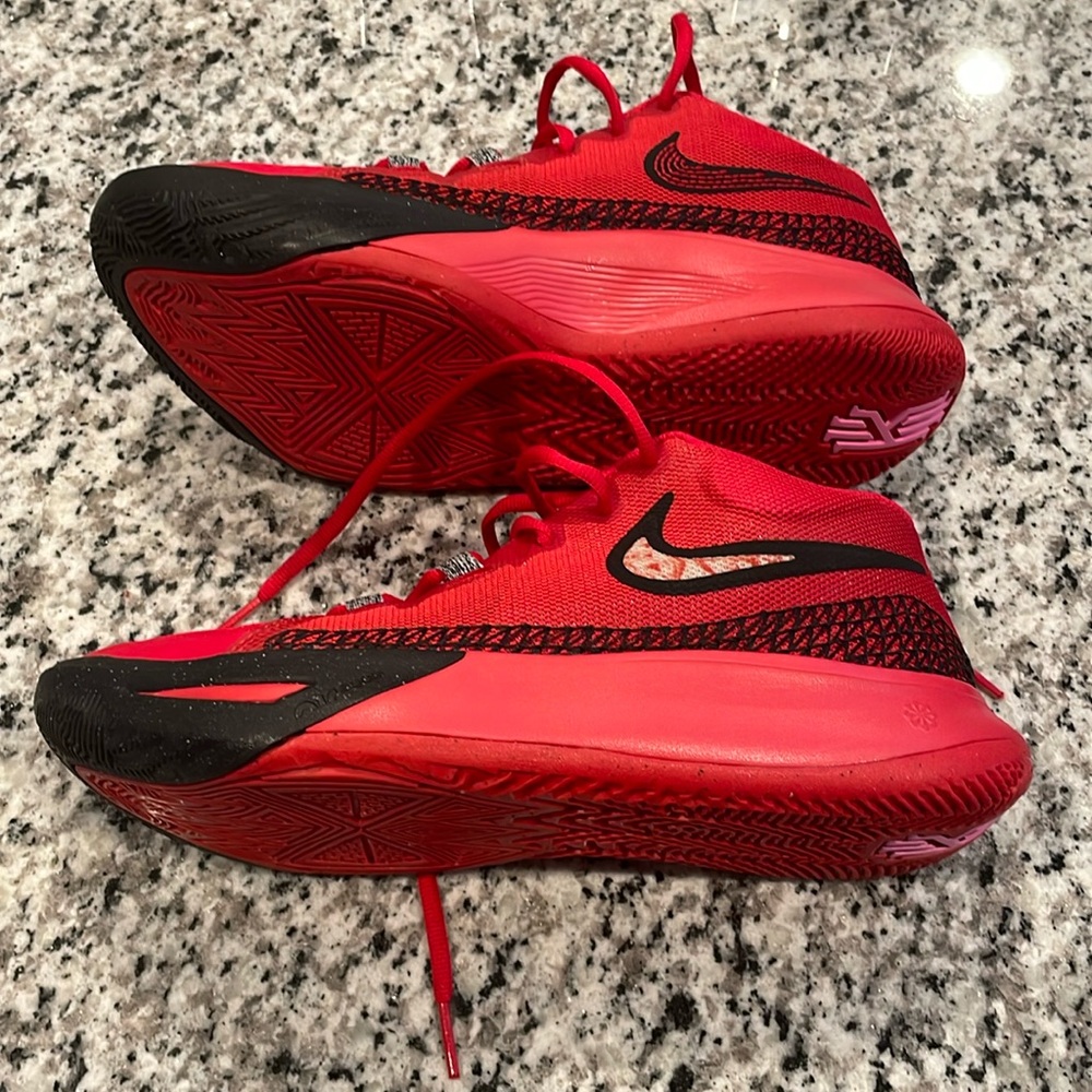 NIKE’s KYRIE FLYTRAP VI, Basketball Shoes, University Red, Size 8.5